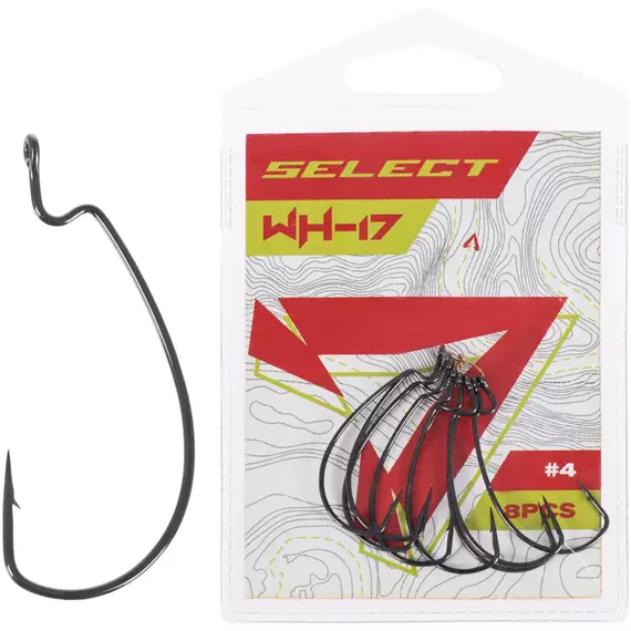 Гачок Select WH-17 #4 (8 шт / уп), Номер гачка, №: 4, фото 